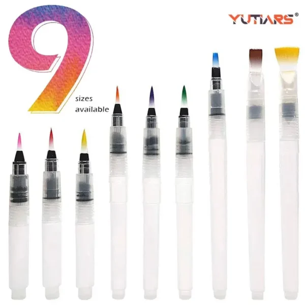 S109a159051b64cc68db3fd6e9ec495f1x.webp Refillable Watercolour Brush Pens