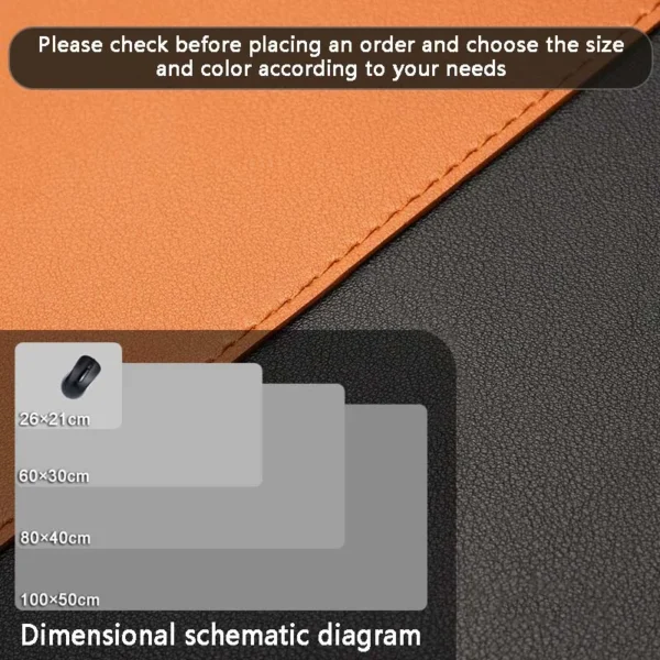 S12512ebdf9cf41deb9ba65e9a09d720dr.webp Large PU Leather Desk Mat