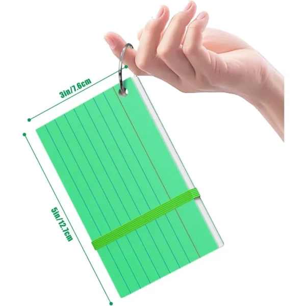 S2b107a3ea9964c7bb64fa6beef03f5710.webp 3x5 Ruled Flash Cards with Ring