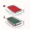 Transparent A4 File Boxes with Lids (Set of 2)