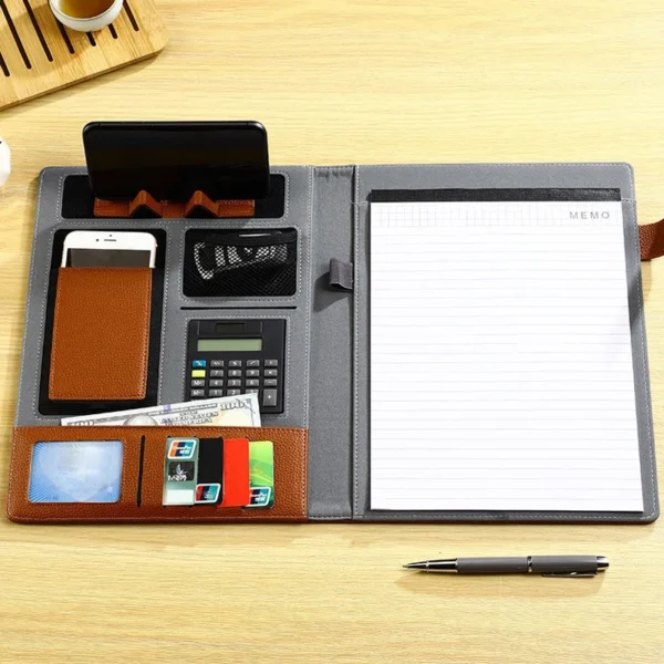 A4 Leather Executive Padfolio