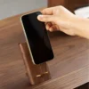 S3c11841202e24f5bba26315190d9fe880.webp Walnut Wooden Phone Stand
