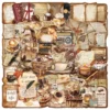 Vintage Coffee Theme Stickers (50 pcs)