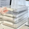 Transparent A4 File Boxes with Lids (Set of 2)