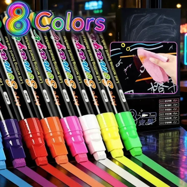 Liquid Chalk Markers (8 Colours)