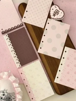 Aesthetic 6-Hole Planner Refill (60 Sheets)