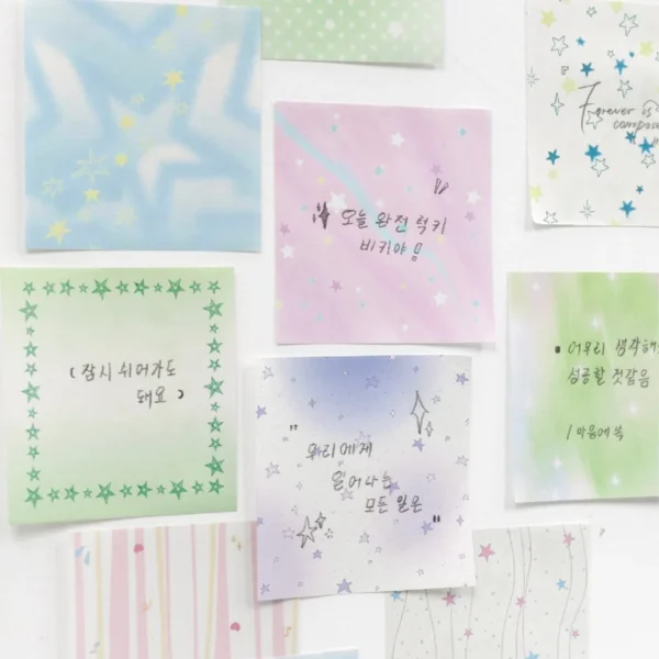 S7e260ecadcc44f589cca3dc688a7344bM.webp Starry Kraft Note Paper (100 Sheets)
