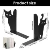 Peeping Cat Metal Bookends (2 pcs)