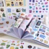 Retro Cartoon Sticker Book (50 Sheets)