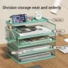 4-Tier Stackable Letter Tray