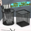 Metal Mesh Pen Cup