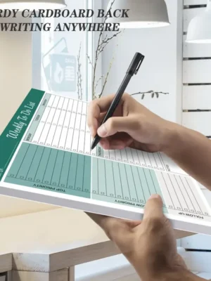 Weekly To-Do List Tear-Off Pad