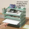 4-Tier Stackable Letter Tray