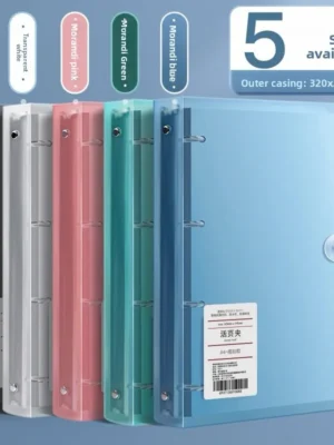 A4 4-Ring Binder with Divider Tabs