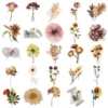 Dried Flower Specimen Stickers (50 pcs)